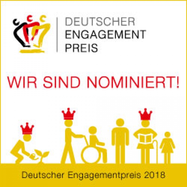 Nominierung für den Deutschen Engagementpreis 2018